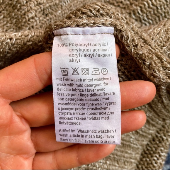 🐚 CASUAL TAN LOOSE FIT KNIT SHORT SLEEVE SWEATER! - Picture 10 of 11